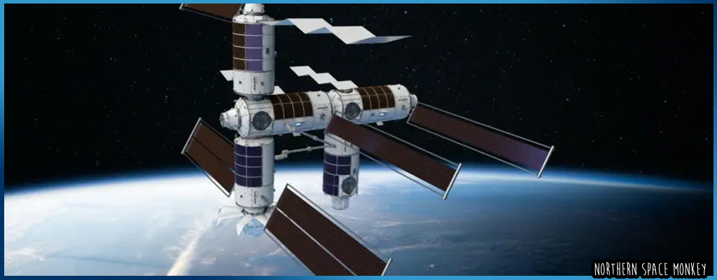 Artist impression of Axiom Space Platform