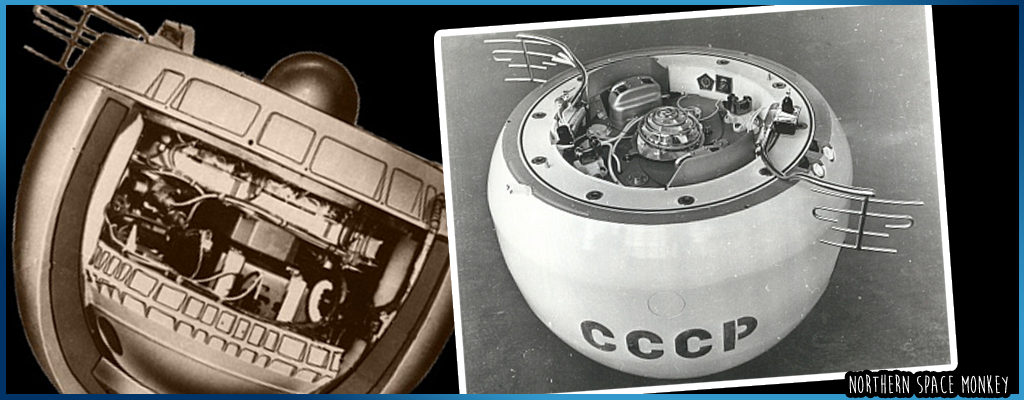 Kosmos 482 Soviet-era capsule and cutaway diagram
